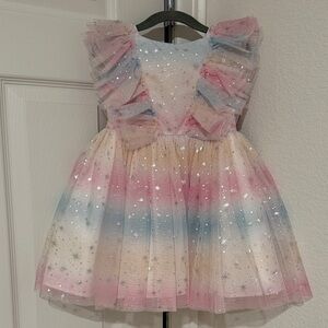 Pippa & Julie Pastel Rainbow Dress